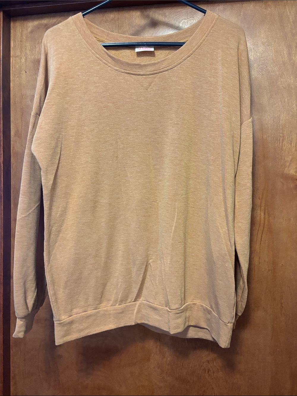 Pulse Women's Tan Lightweight Sweatshirt